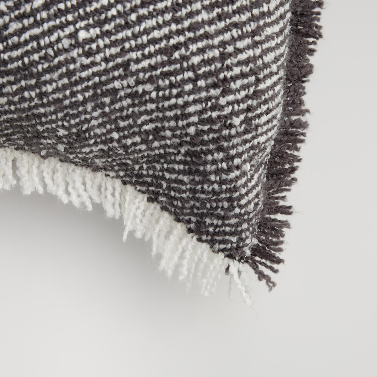 KISSENBEZUG Roiz - Dunkelgrau, Textil (30/58cm) - home&you
