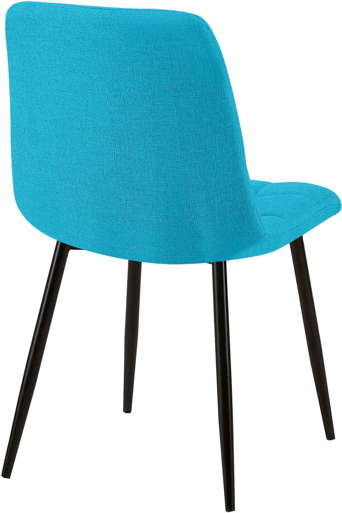 STUHL Stoff Türkis - Türkis, Textil/Metall (45/84/55cm) - CLP