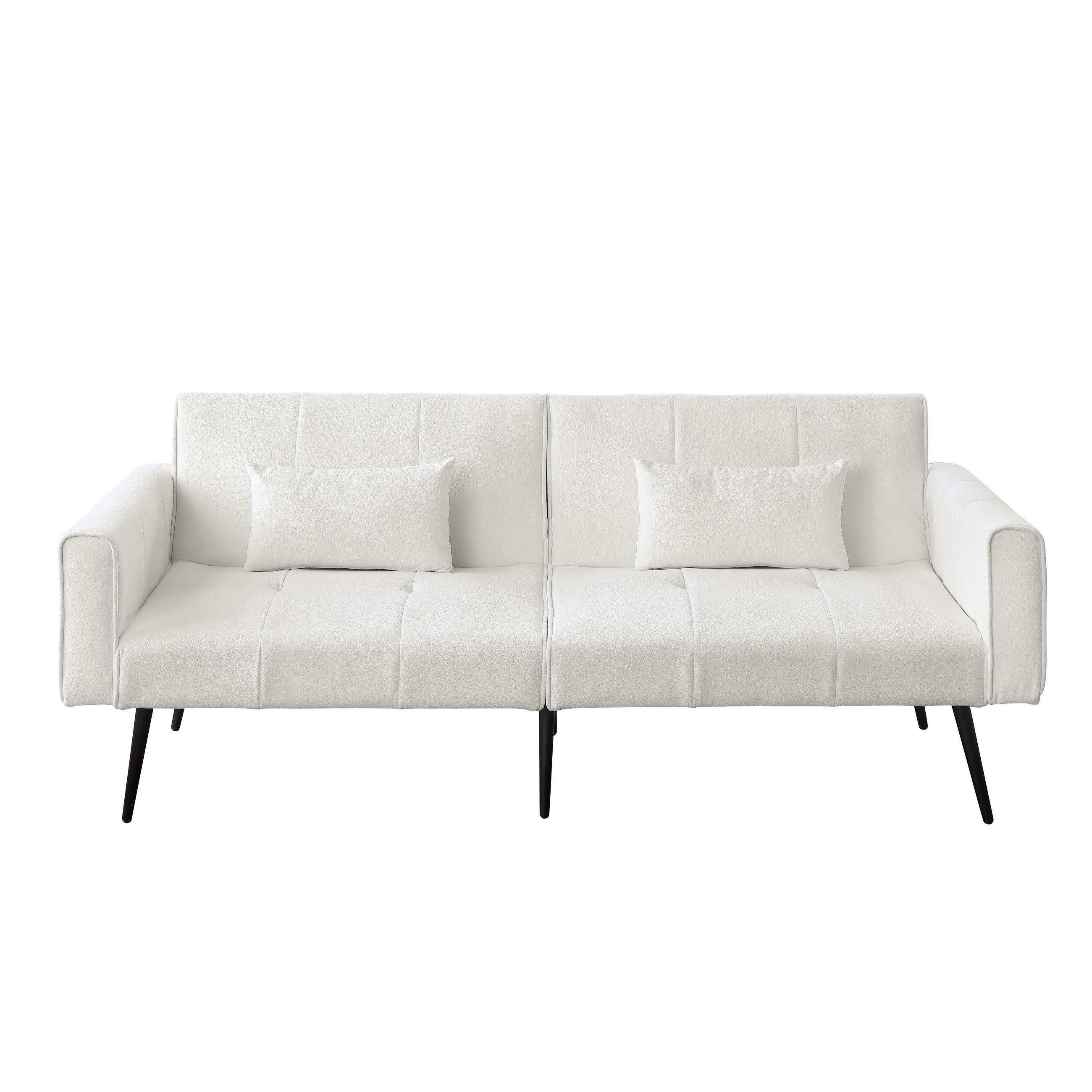 SCHLAFSOFA 175/71/71 cm Beige Cord - Beige, Textil (175/71/71cm) - Oxeza