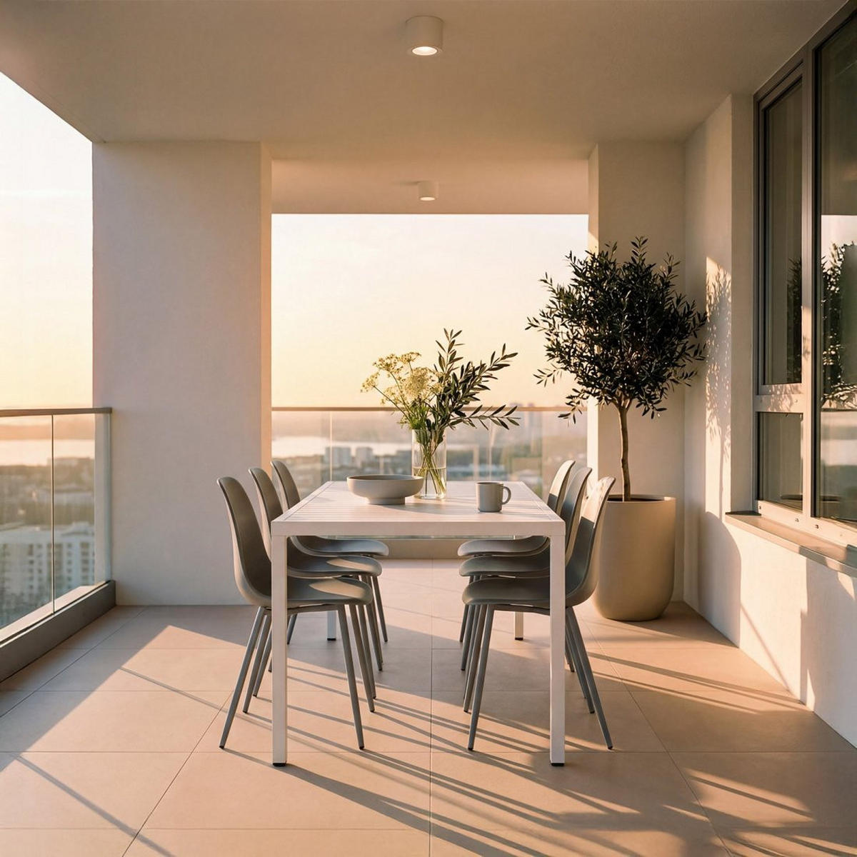 STUHL FÜR DRAUSSEN Nina Grau 45 cm x 80 cm - Grau, Kunststoff (45/80/53cm) - Klast Home