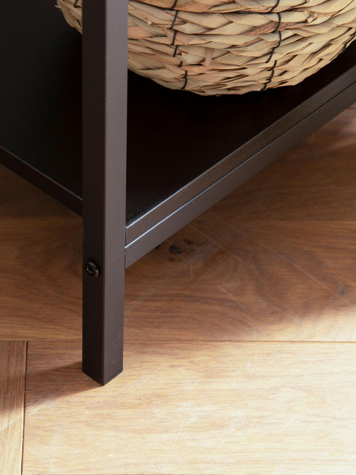 KONSOLENTISCH – Schwarz, 100x30x75 cm, mit Wiener Geflecht, Schubladen und Ablage - Schwarz, Holzwerkstoff/Metall (30/100/75cm) - KADIMA DESIGN
