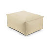 OUTDOOR POUF Der Ruhestifter - Beige, Textil (60/25/45cm) - Mokebo