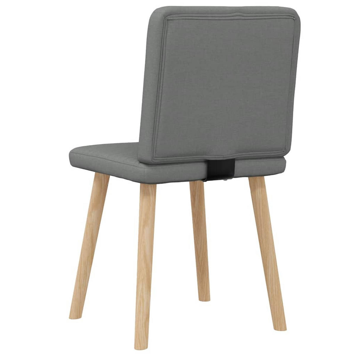 ESSZIMMERSTÜHLE 2 Stk. Dunkelgrau Stoff 45*54*86cm - Dunkelgrau, Metall (45/86/54cm) - ZMH