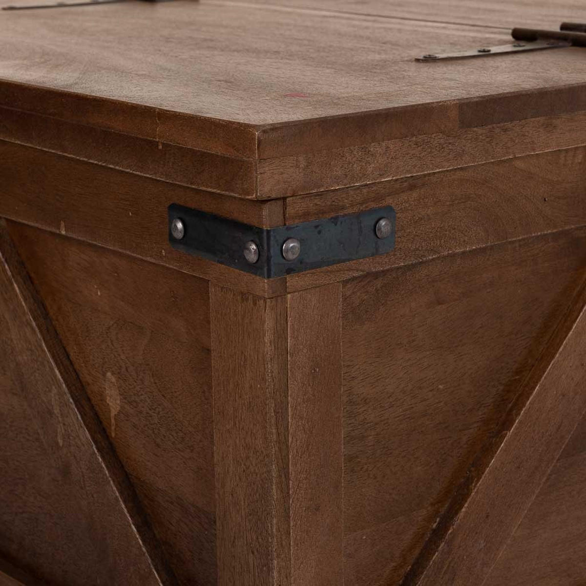 COUCHTISCH aus Holz 76x76x45 cm - Braun, Holz (76/76/45cm) - Wanderlust