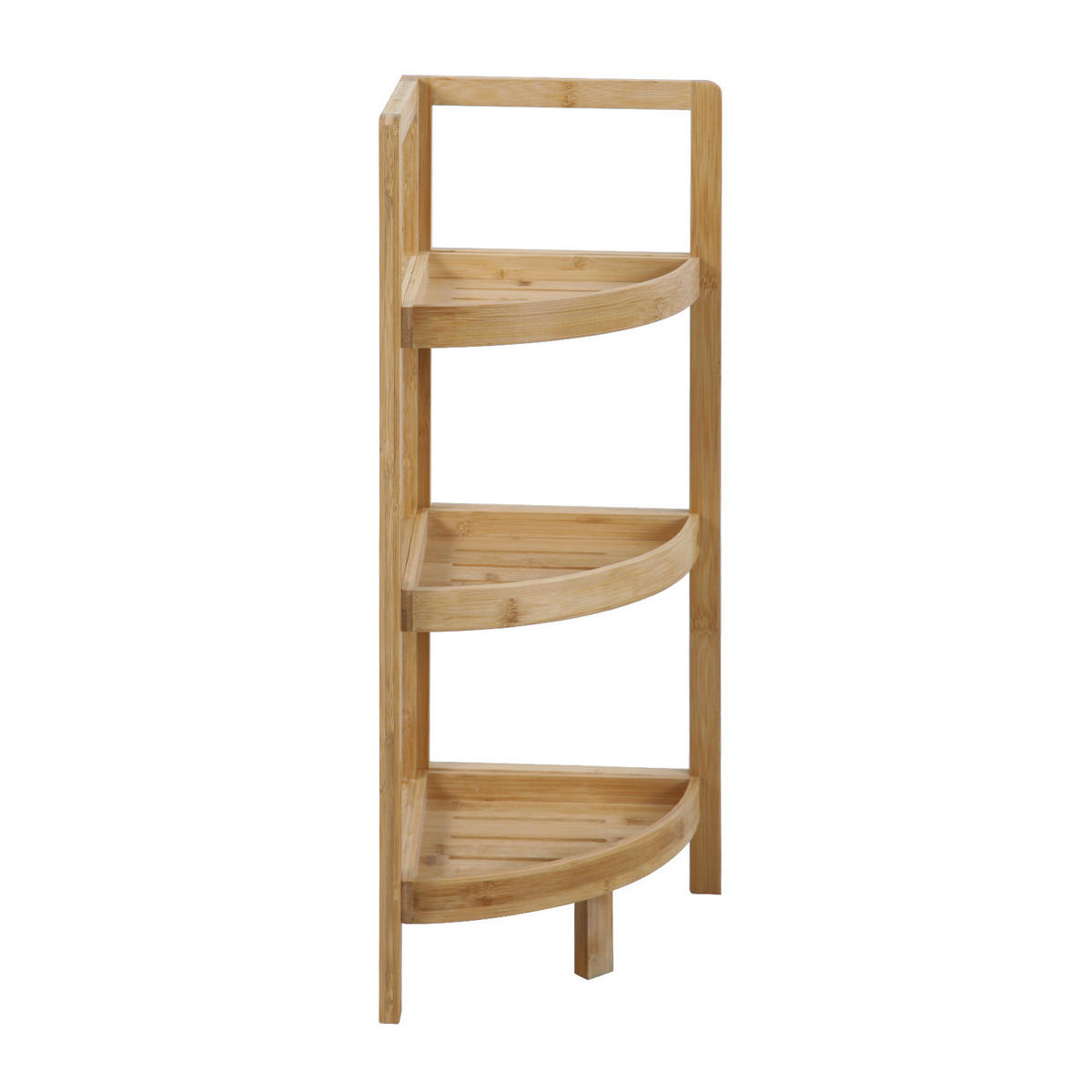 ECKREGAL Kulma Bambus - Braun, Holz (26/70/26cm) - SVITA