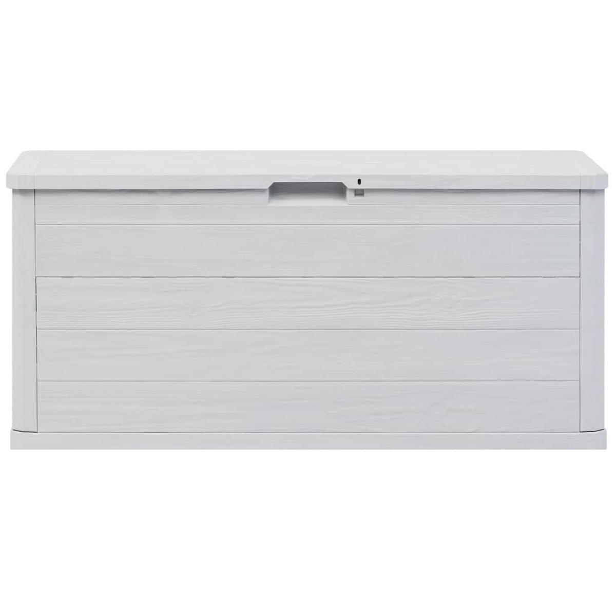GARTEN-AUFBEWAHRUNGSBOX 280 L Hellgrau - Grau, Kunststoff (45/56/117cm) - furnicato