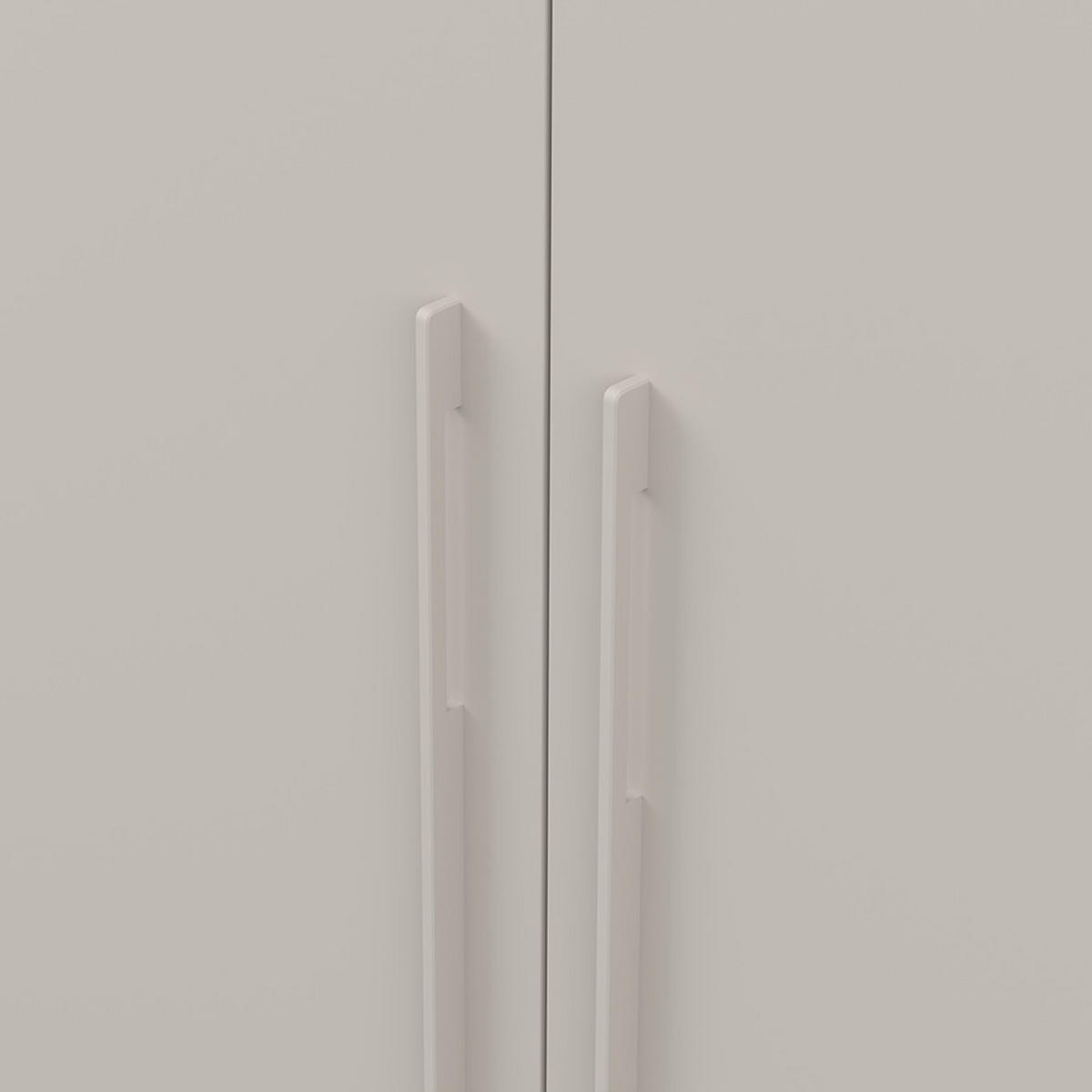 SCHRANK mit Schwenktüren ROSA 3D 150/210/55, 3-türig, Kaschmir - Kaschmir, Holzwerkstoff (150/210/55cm) - imoebel24