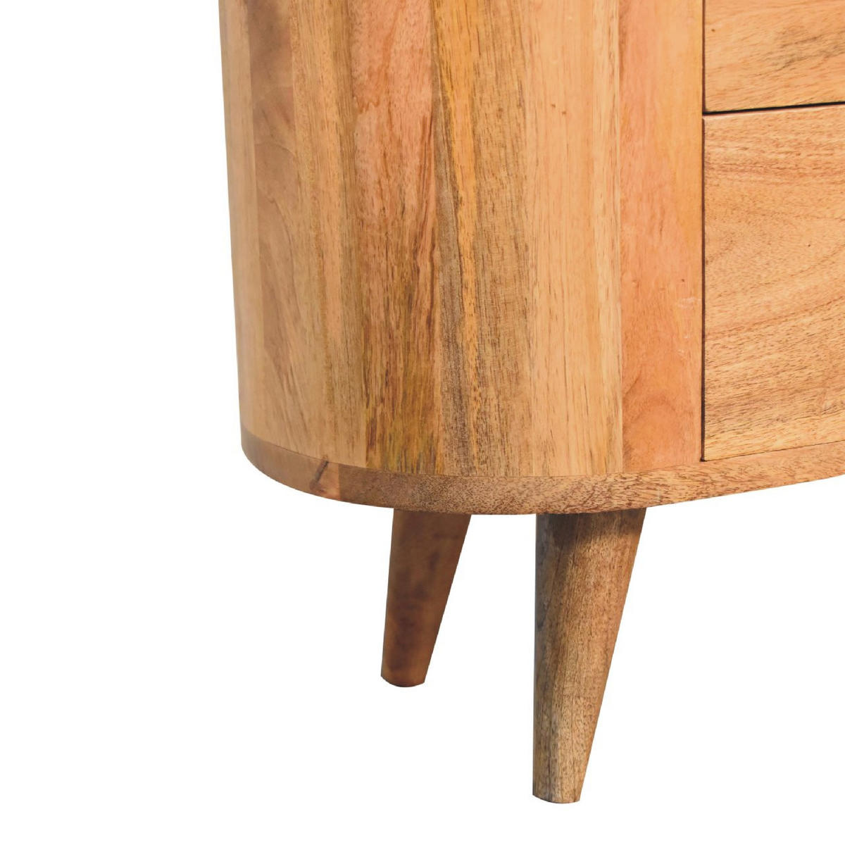 SCHRANK in Eichengleichem Finish, 3-Schublades, Beige - Messingfarben/Braun, Holz/Metall (60/65/30cm) - Artisan Furniture