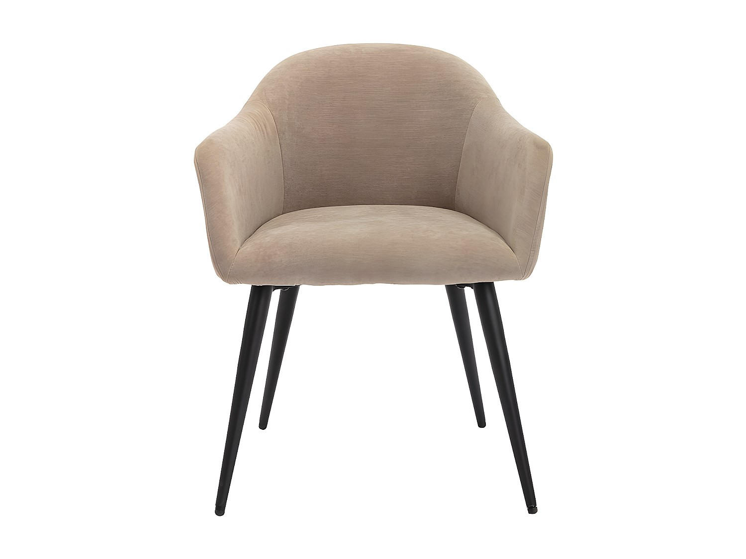 STUHL - 57.5 cm x 54 cm - Stoff - Beige - BIBO - Beige, Textil (57.5/73/54cm) - Vente-Unique