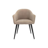 STUHL - 57.5 cm x 54 cm - Stoff - Beige - BIBO - Beige, Textil (57.5/73/54cm) - Vente-Unique