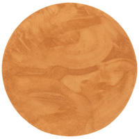 KINDER SUPER SOFT FELLTEPPICH PEARL KIDS RUND - Terracotta, Textil (160/160cm) - Pergamon