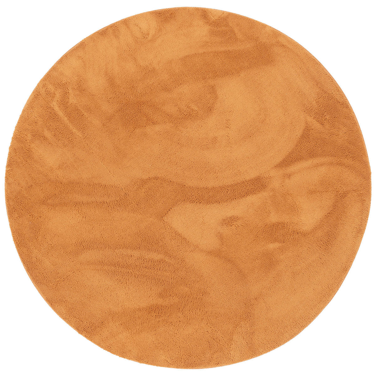 KINDER SUPER SOFT FELLTEPPICH PEARL KIDS RUND - Terracotta, Textil (160/160cm) - Pergamon