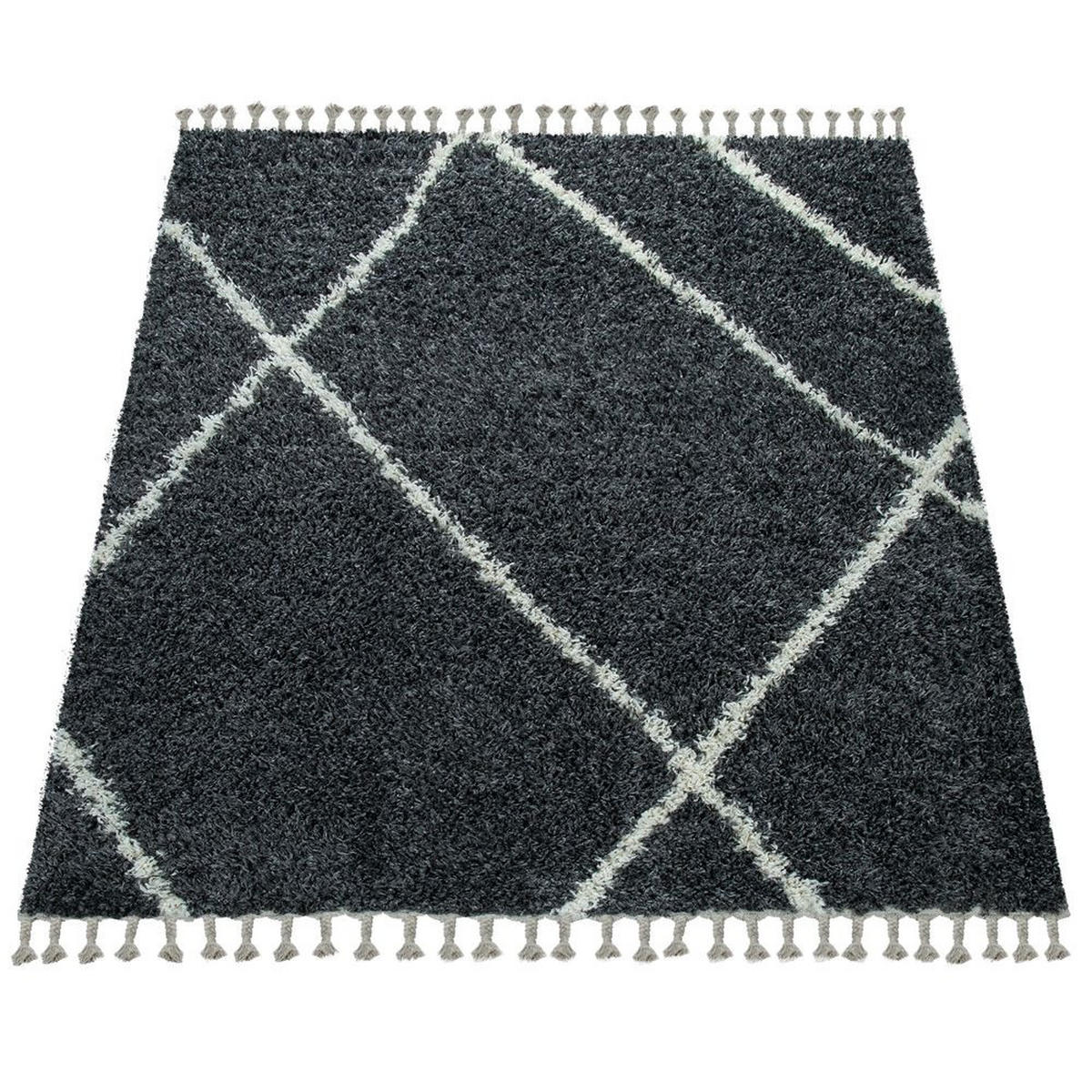HOCHFLORTEPPICH 160/220 cm Helsinki 531 - Anthrazit, Textil (160/220cm) - Paco Home