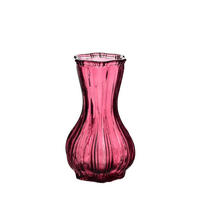 VASE Serenite Rosa 6/15cm Glas - Rosa, Glas (16cm) - Mondex