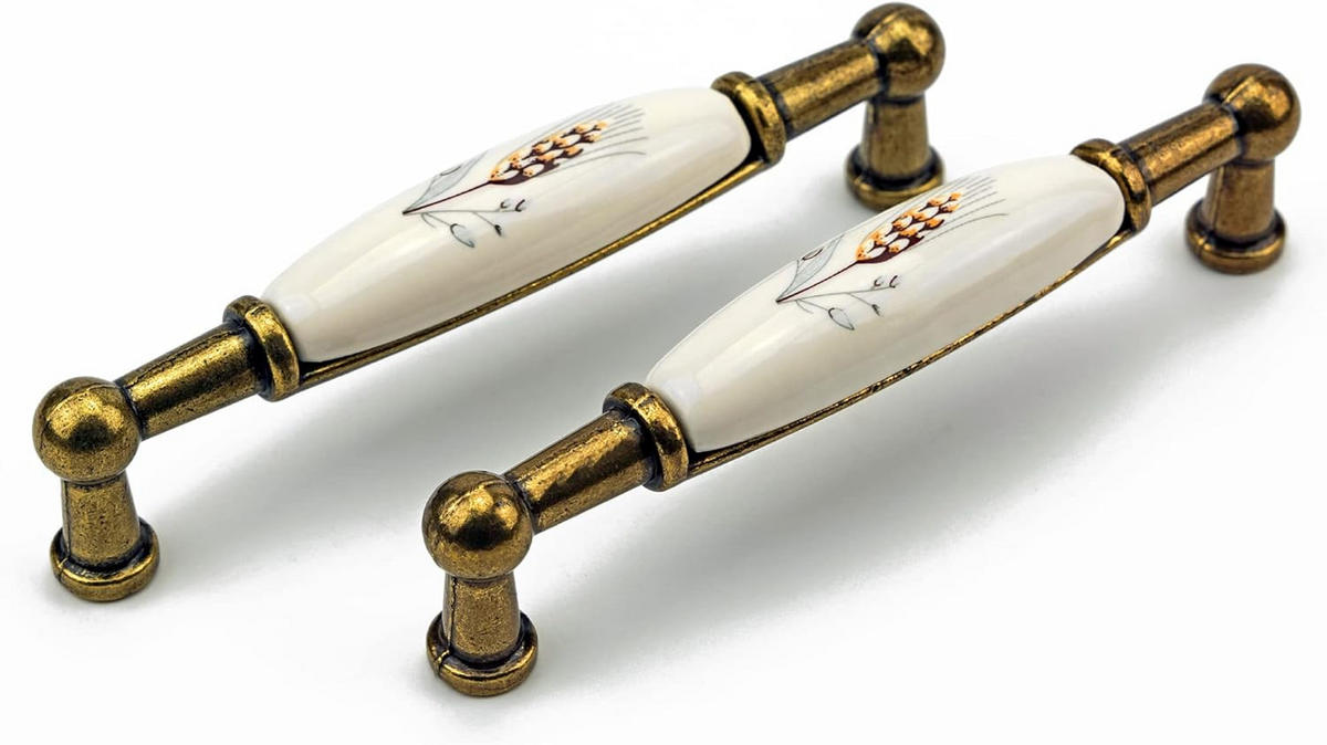 MÖBELGRIFF 2er-Set - Weiß, Metall (1/1/1cm)