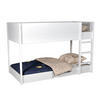 ETAGENBETT BOB / 90x190cm - Weiß - Weiß, Holz (90/190cm) - Weber Industries