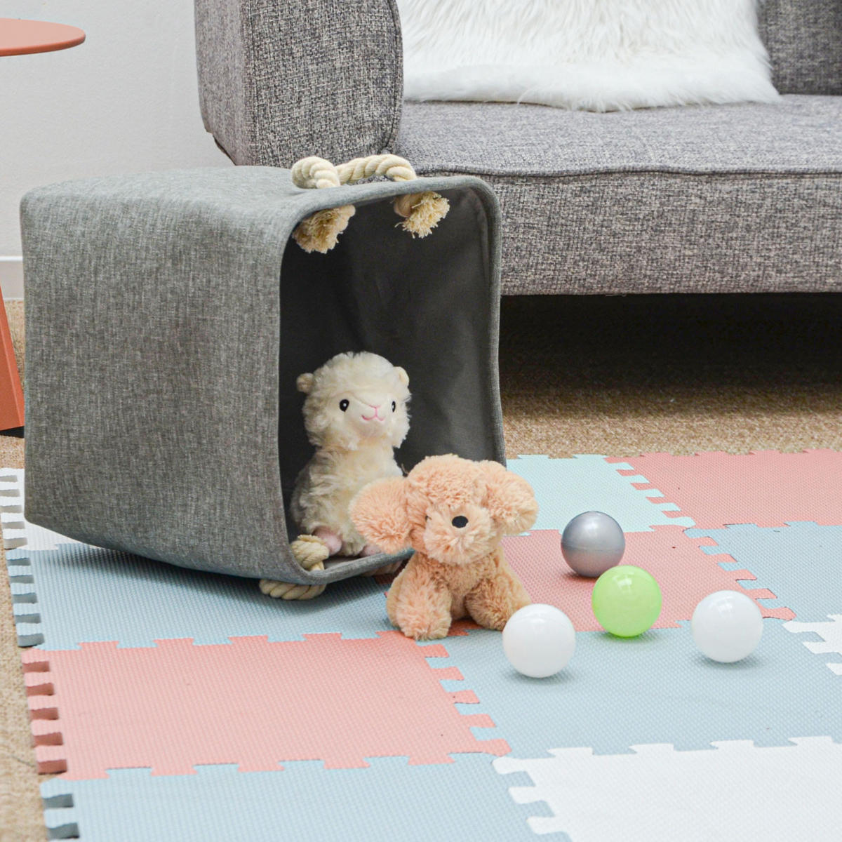 SPIELMATTE ab Null - 360/120 cm Puzzlematte Bunt - Multicolor, Kunststoff (30/30cm) - Littletom