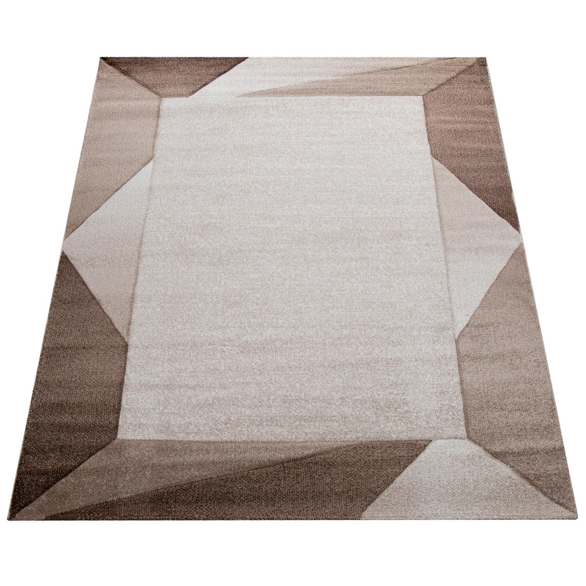 KURZFLORTEPPICH 60/110 cm Diamond 677 - Braun, Textil (60/110cm) - Paco Home