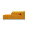 CHAISELONGUE links Ruby aus Cord gelb - Gelb, Textil (93/69/180cm) - Micadoni