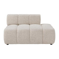 RECAMIERE ohne Schlaffunktion - 1 Person - stoff - beige Facivil - Beige, Textil (125/70/94cm) - Vente-Unique