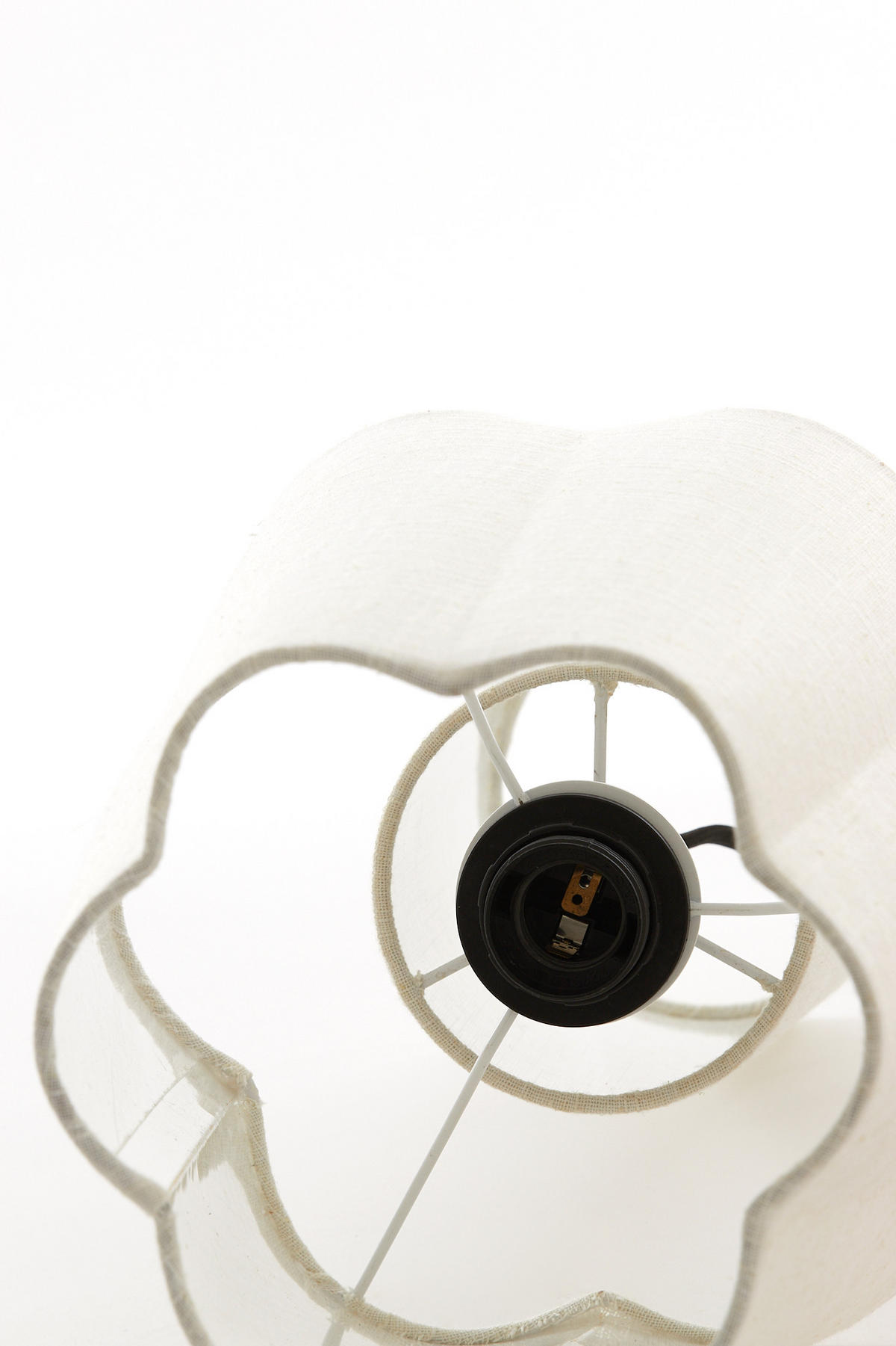 TISCHLAMPE Musaby Braun Ø25/50 cm - Braun, Textil (25/25/48.5cm) - Light & Living