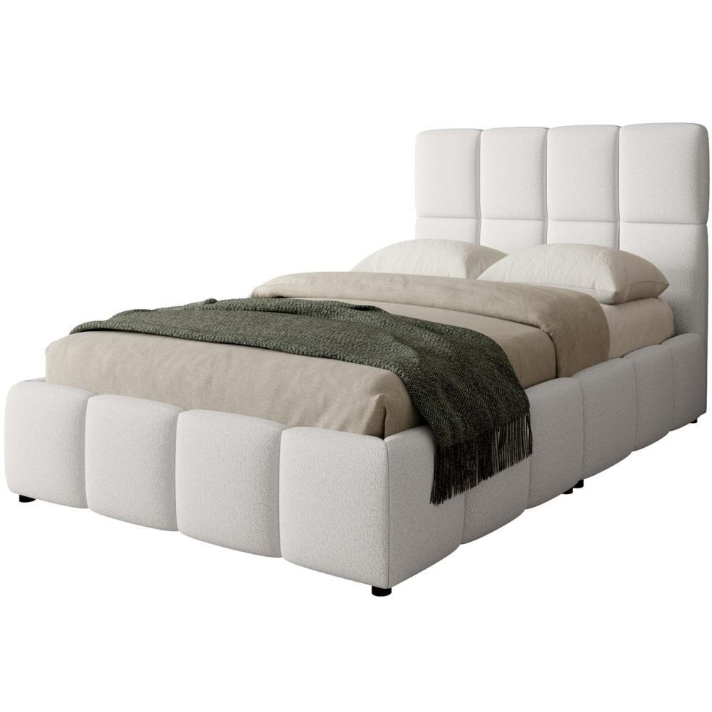 POLSTERBETT Nostro mit Bettkasten 140x200 cm beige - Beige/Schwarz, Textil (140/200cm) - Beautysofa