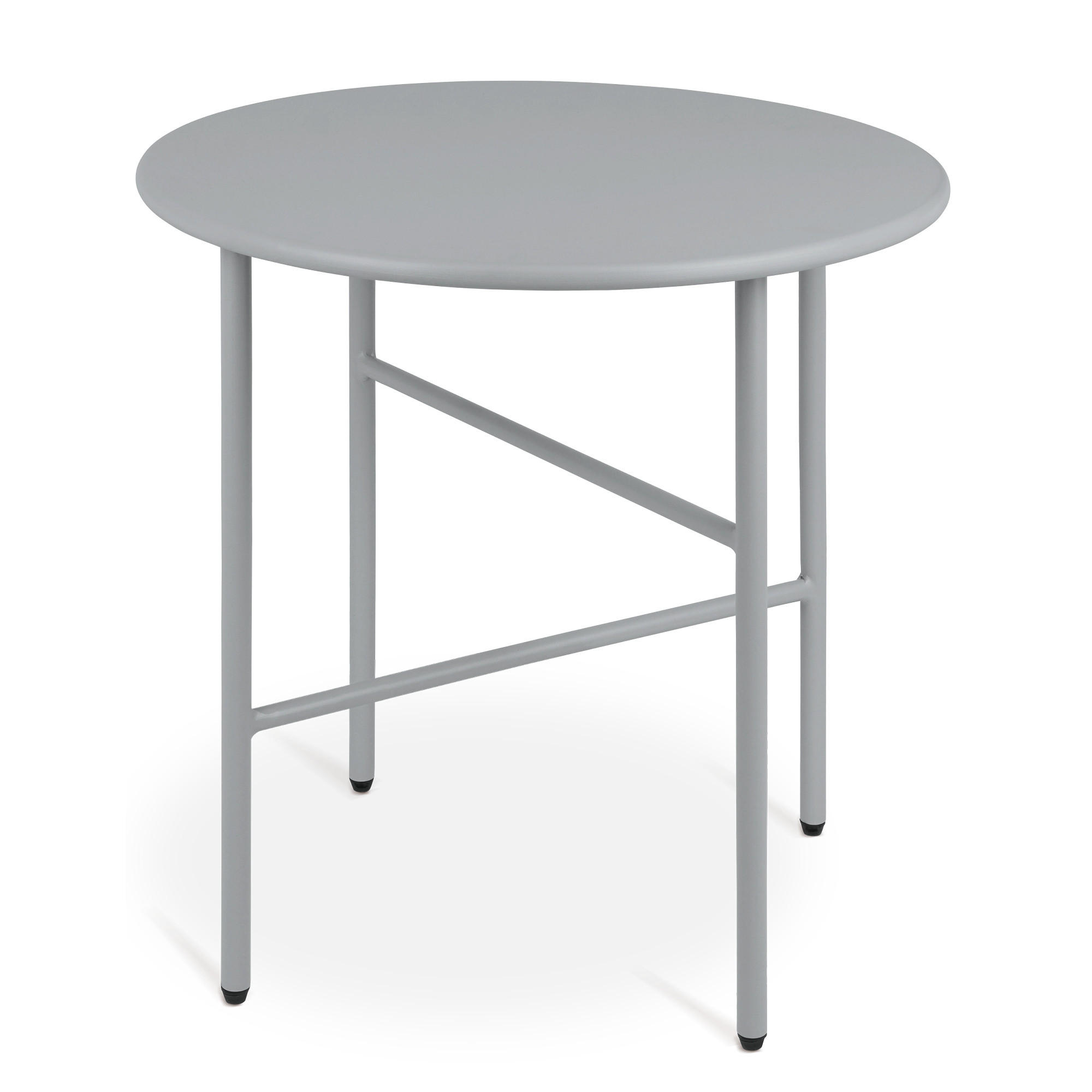 BEISTELLTISCH Finn Ø 44/46 cm Grau - Grau, Metall (44/44/46cm) - BoMoe