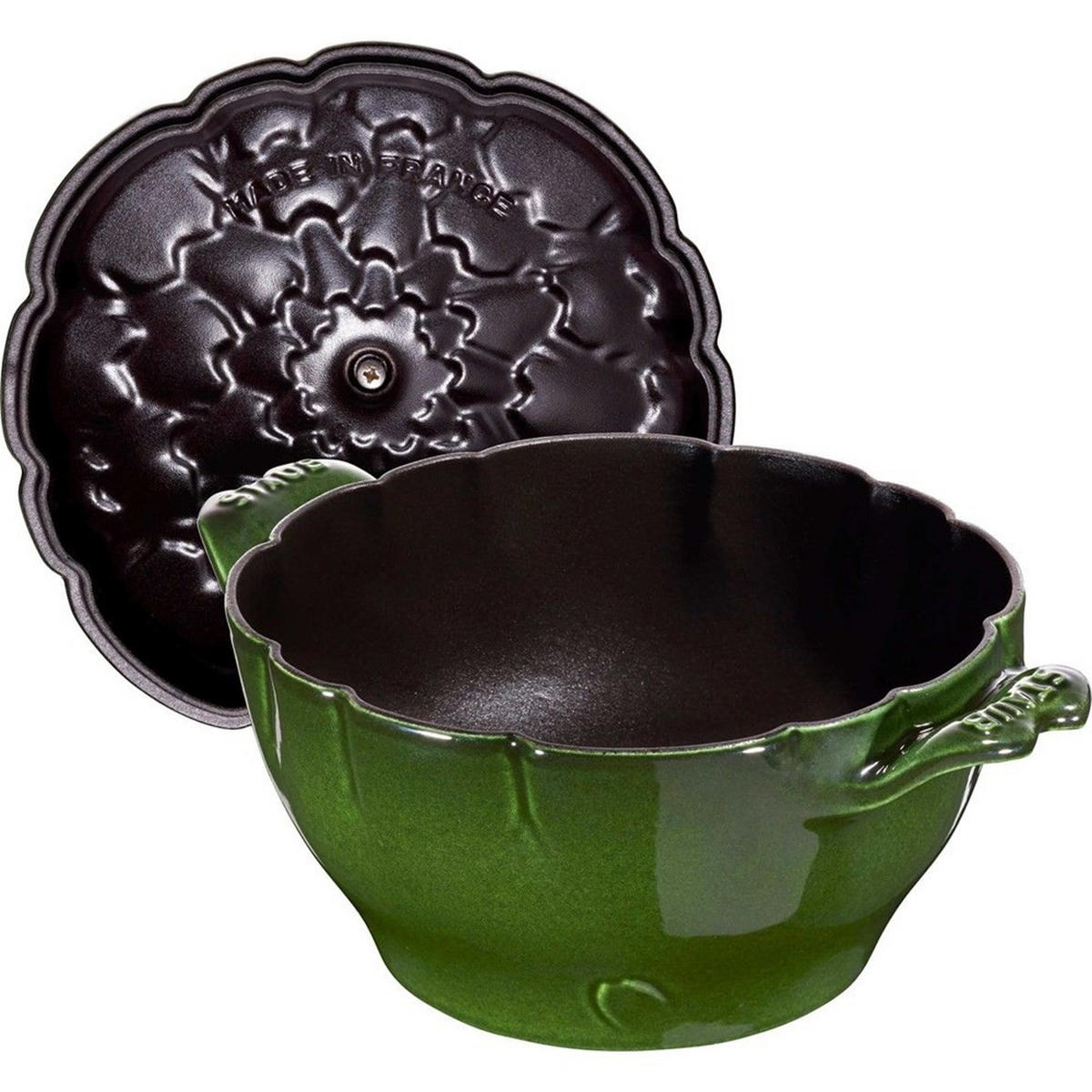 TOPF Grün 29/22.2/19.6 cm NPC405010940 - Grün, Metall (22cm) - Staub