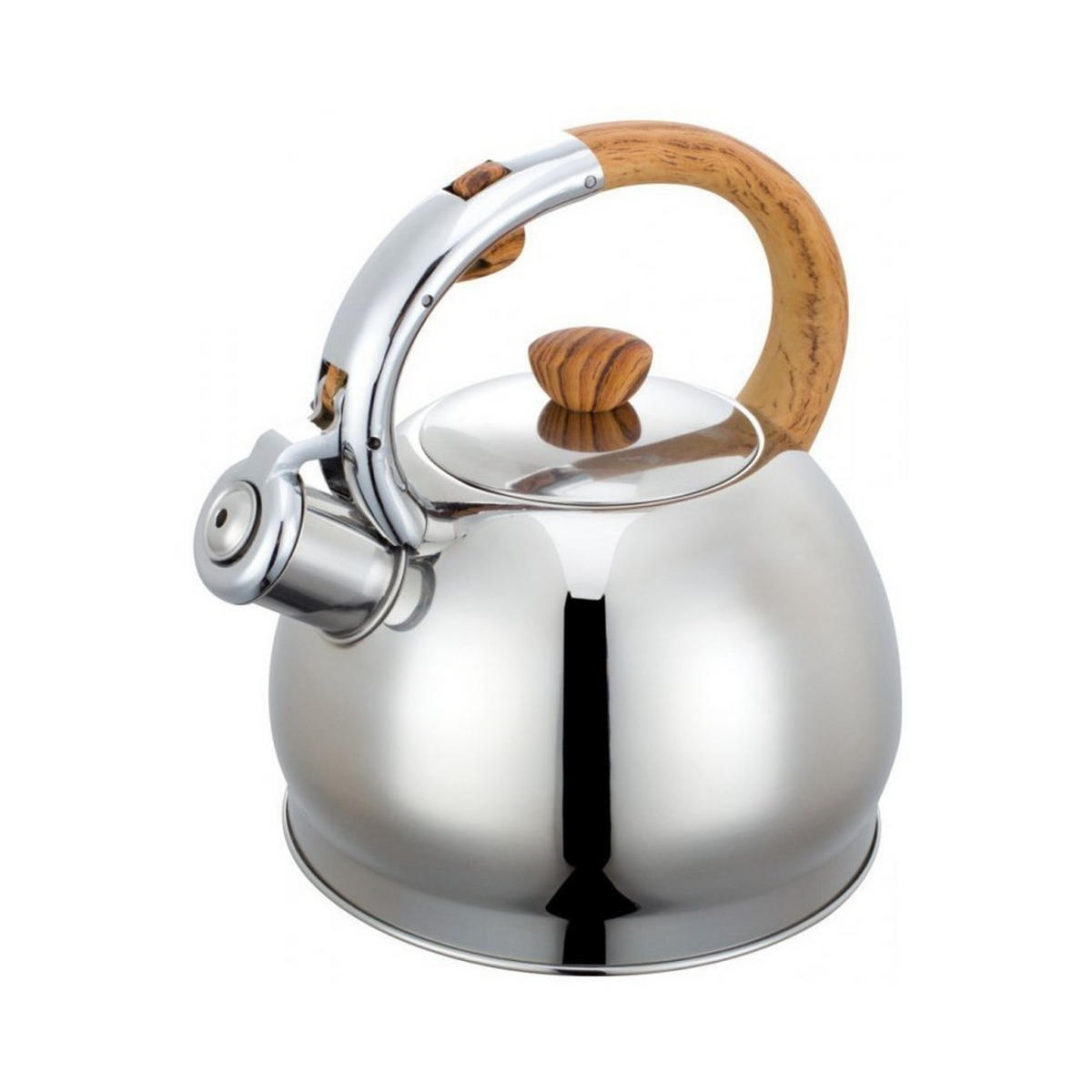WASSERKESSEL Silber 22.5/19/22 cm KH3782 - Silberfarben, Metall (22.5cm) - Kinghoff 