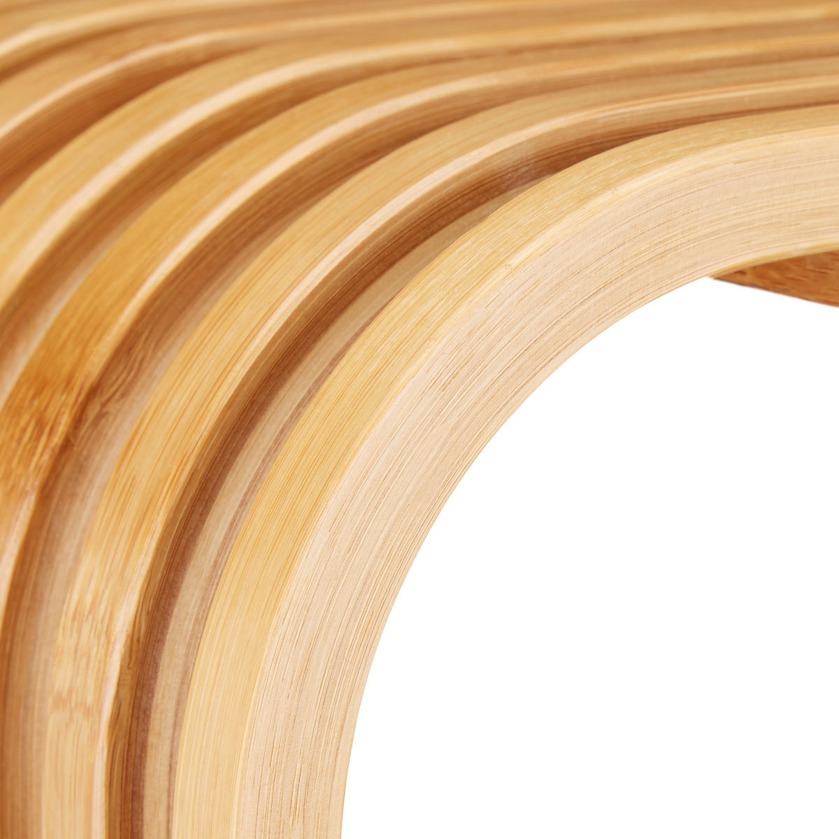 STOLIČKA - sivá, drevo/textil (41/45/19.5cm) - Relaxdays