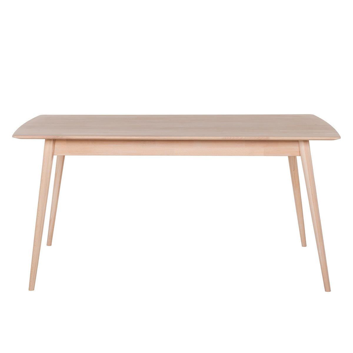 ESSTISCH rechteckig - Buche massiv - Buchefarben, Holz (90/160/75cm) - home24