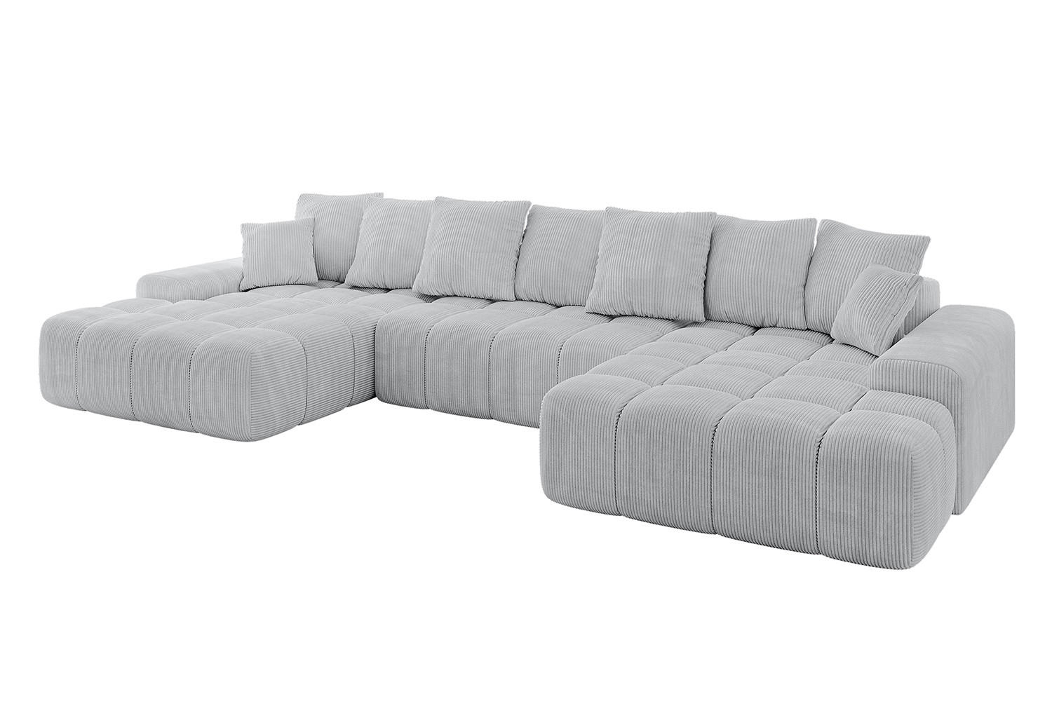 ALTDECOR SEDACÍ SOUPRAVA ENSI-U - 353x164x69 cm šedá