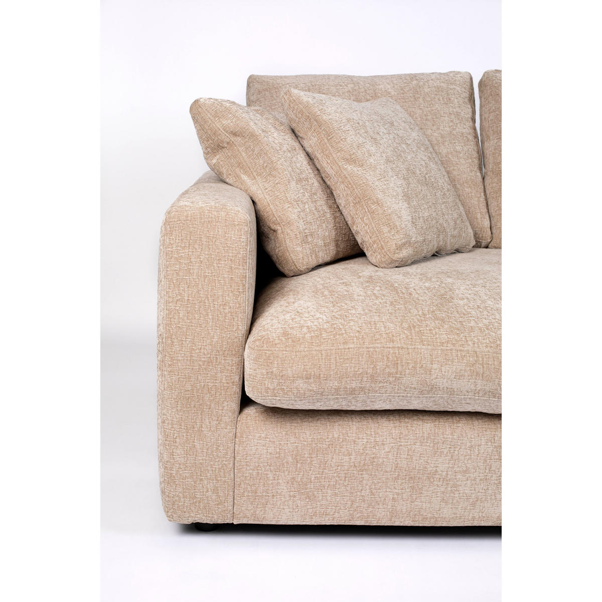 SOFA 3-SITZER Sense Beige - Beige, Textil (266/85/113cm) - Zuiver