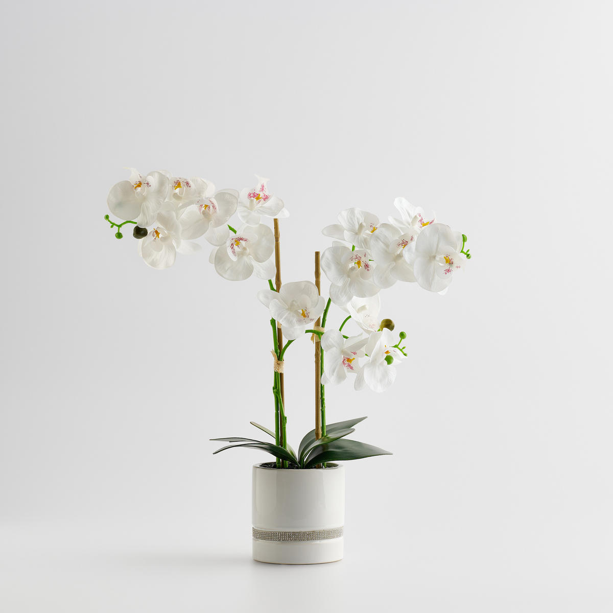 KUNSTPFLANZE Orchibitto new - Weiß, Kunststoff (50cm) - home&you