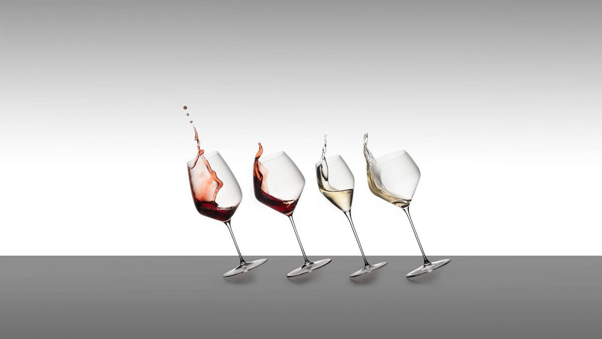 WEIN-TASTING-SET + POLIERTUCH Veloce transparent 4er Set - Transparent, Glas (0.001L) - Riedel