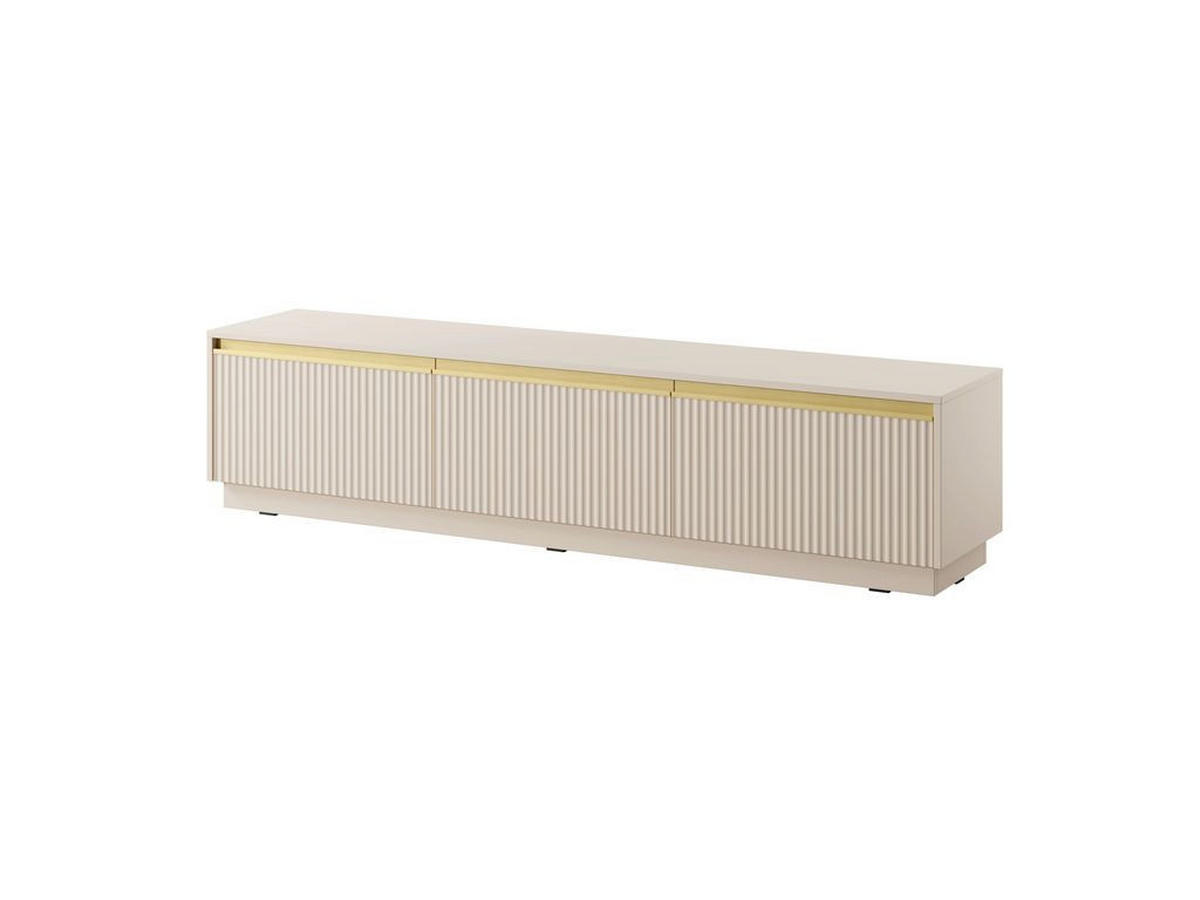 WOHNZIMMER Set 3-tlg. – Royal – Beige – WZ-SET0197 - Beige, Holzwerkstoff (181.5/42/39cm) - hi-markt
