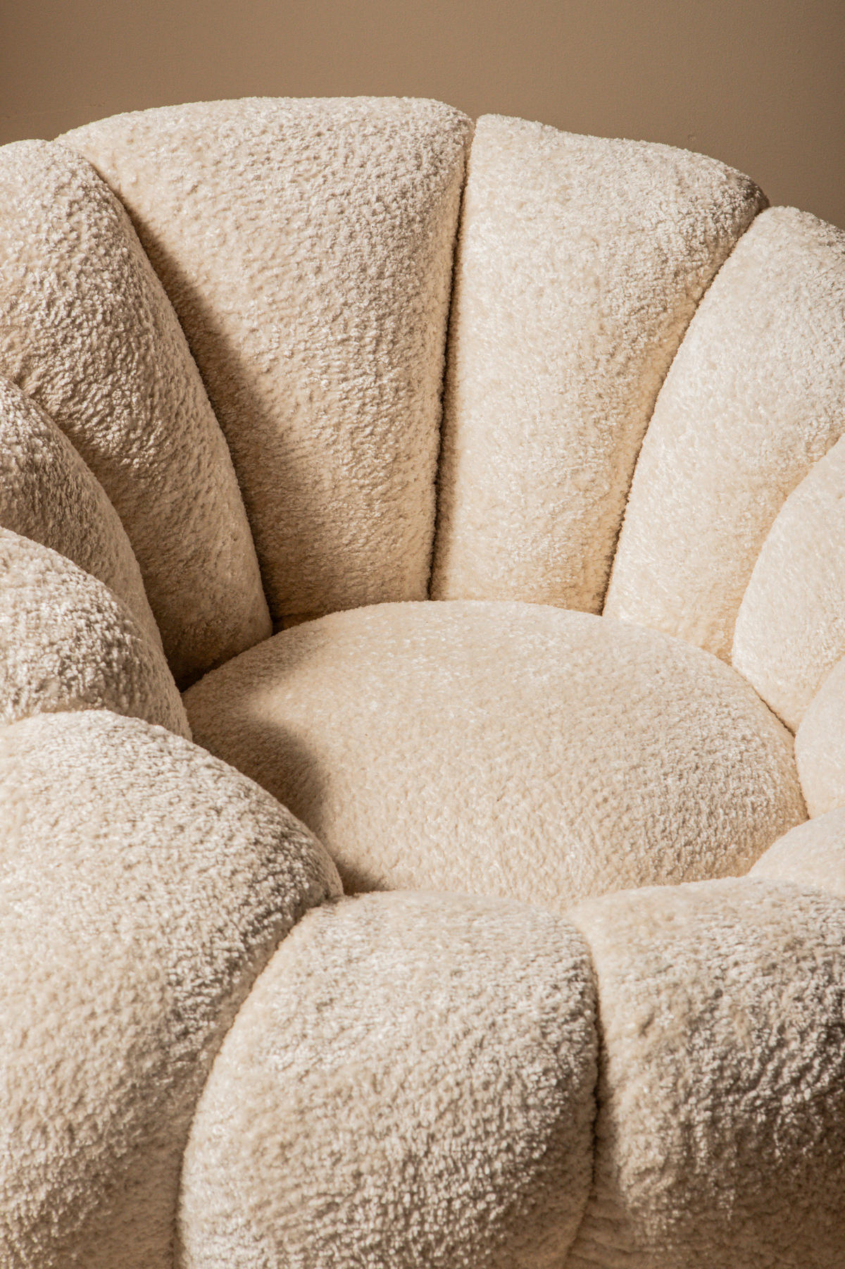 SESSEL Daisy Beige 90/94/64cm - Beige, Textil (94/64/90cm) - PTMD Collection