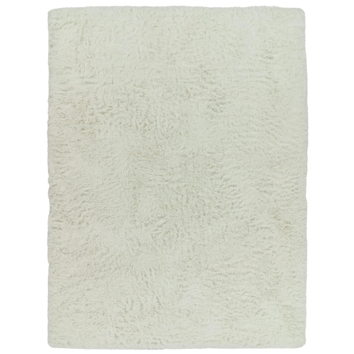HOCHFLORTEPPICH Weiß 80 x 150 cm - Weiß, Kunststoff (80/150cm) - TT Home