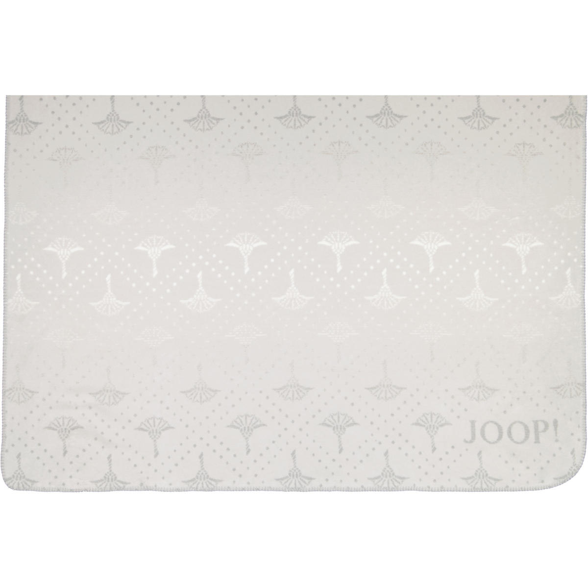 WOHNDECKE CORNFLOWER CHARM STEIN - Grau, Textil (150/200cm) - Joop!