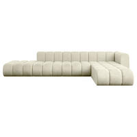 ECKSOFA modulares Sofa Zuvon-L2 - 387x177x70 cm Beige - Beige, Holzwerkstoff/Textil (387/177cm) - ALTDECOR