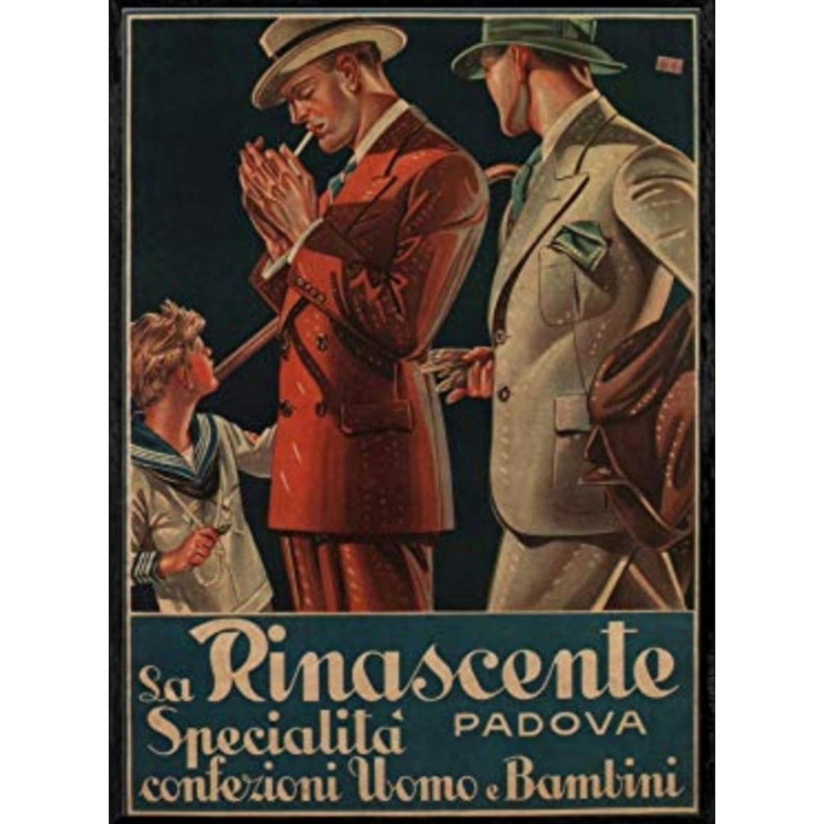 POSTER La Rinascente Padova A3 Rahmenlos - Klar, Papier (29.7/5/42cm) - Nacnic