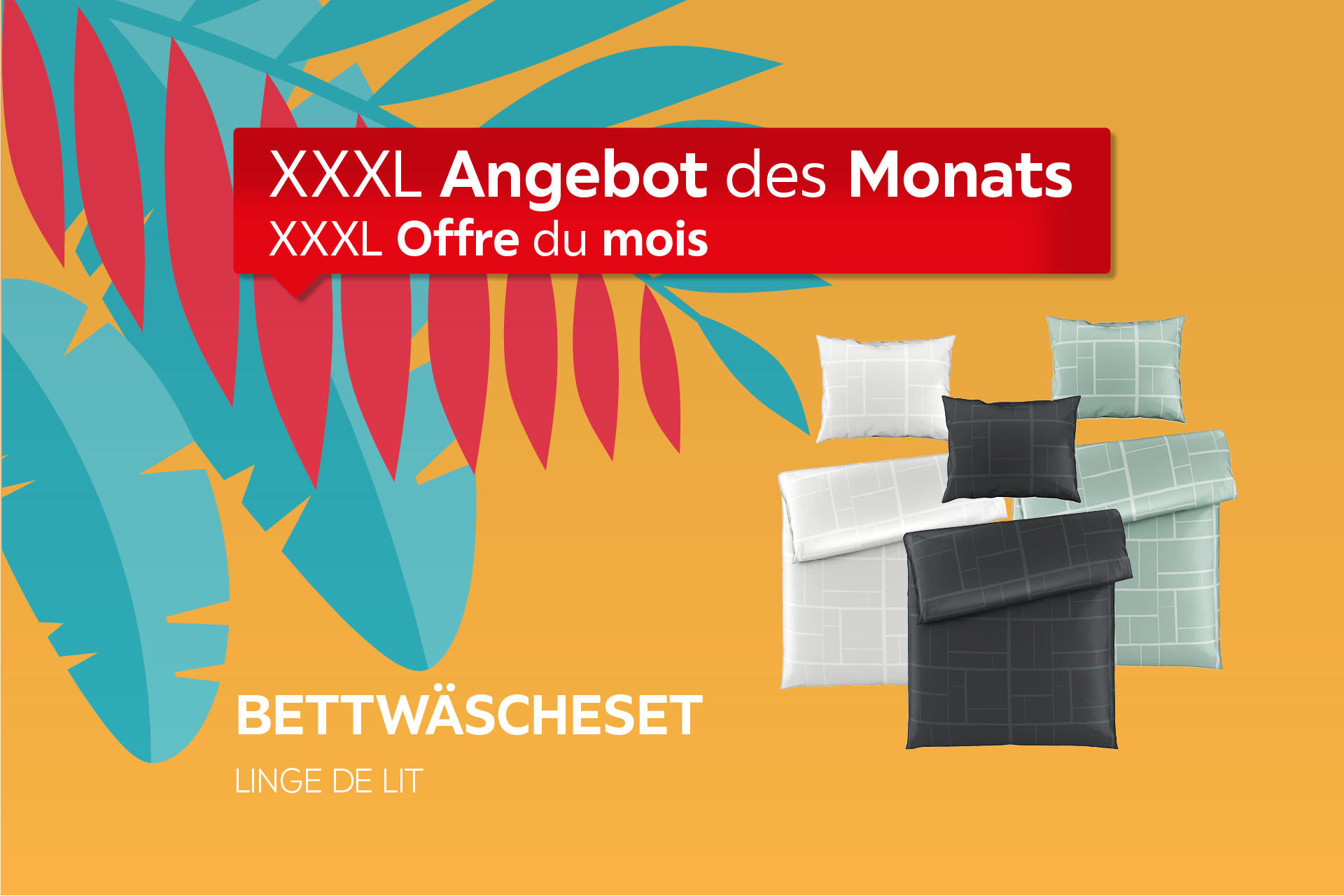 XXXL Angebot des Monats: Bettwäscheset