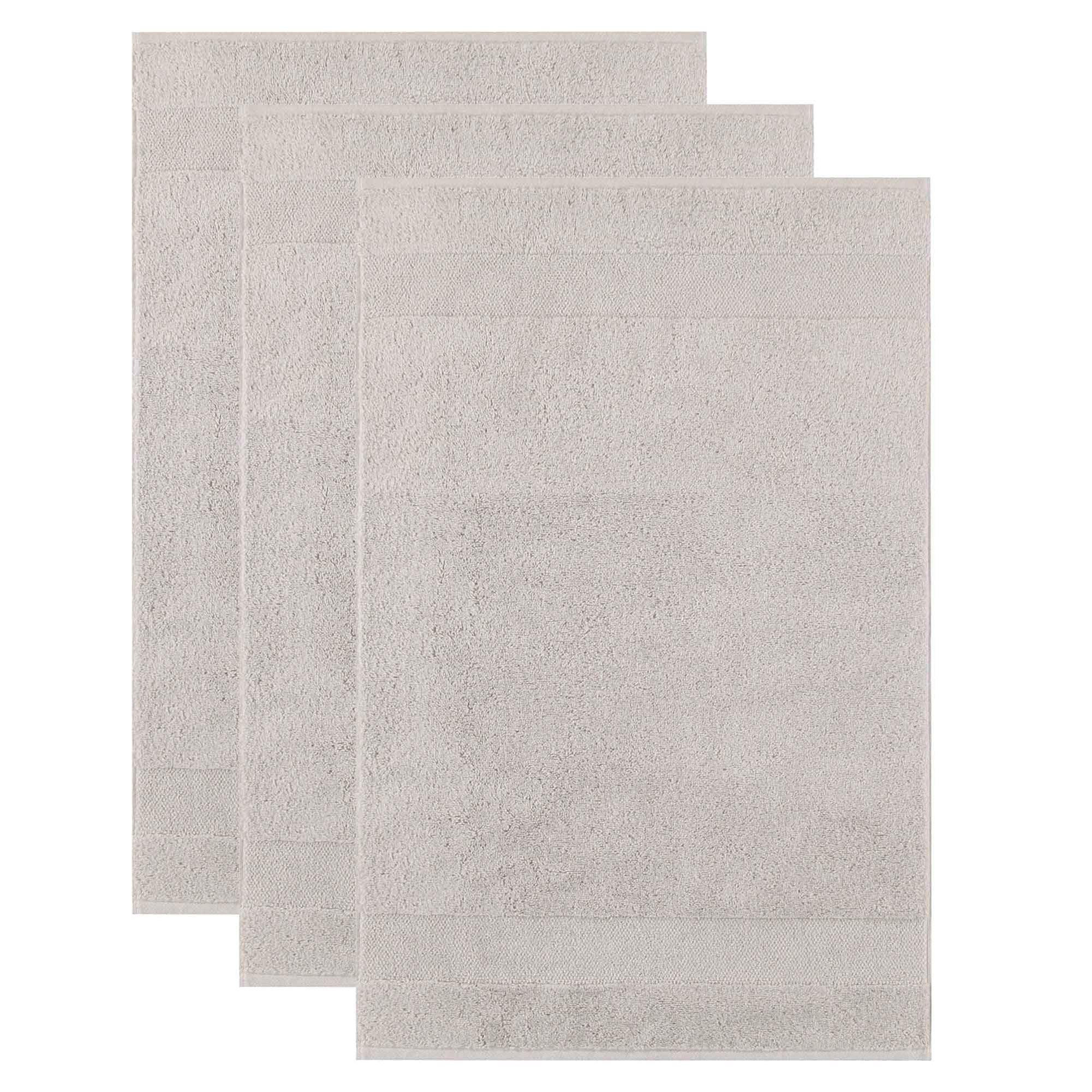 GÄSTETUCH Unisex Gästetuch One Grau 3er Pack Baumwolle - Hellgrau, Textil (30/50cm) - Villeroy & Boch