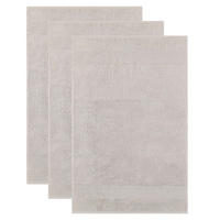 GÄSTETUCH Unisex Gästetuch One Grau 3er Pack Baumwolle - Hellgrau, Textil (30/50cm) - Villeroy & Boch