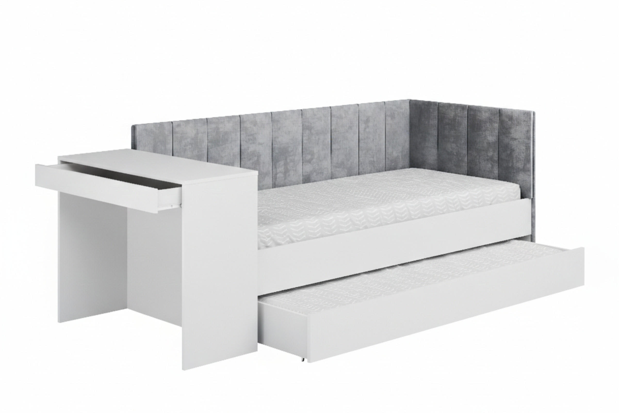 Deine Möbel 24 Jugendbett Weiß 90x200 cm