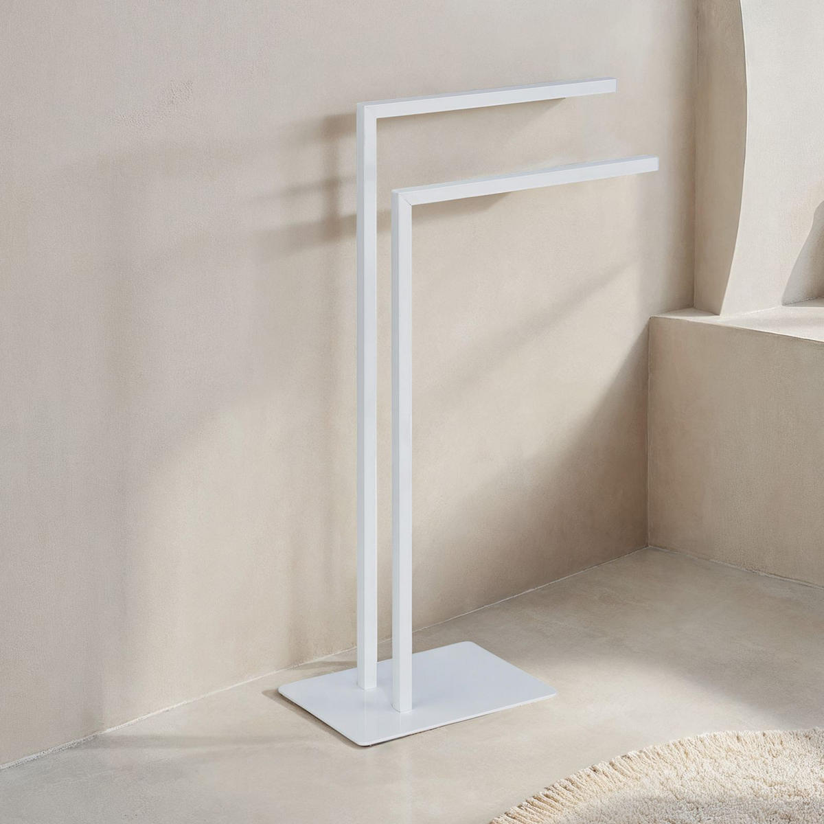 HANDTUCHHALTER ANDREW weiß - Weiß, Metall (49/81/20cm) - IDIMEX