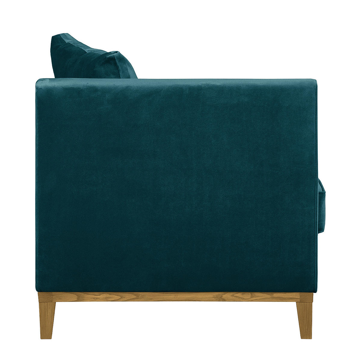 RECAMIERE - Petrol, Eichenholz/Textil (165/77/82cm) - home24