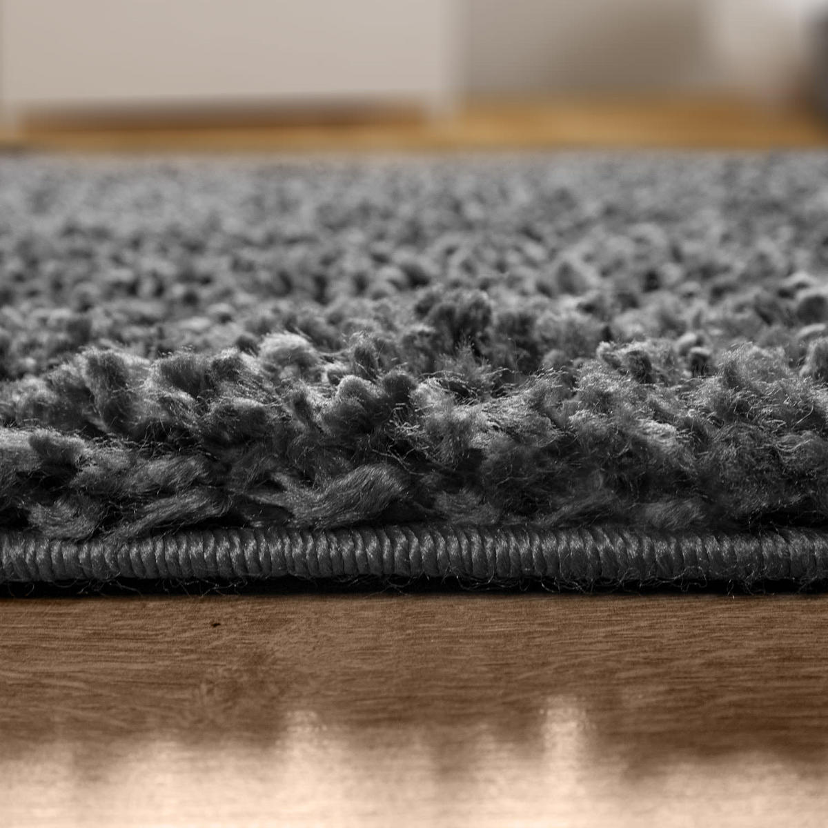 HOCHFLORTEPPICH 60/100 cm Trip Sky 450 - Anthrazit, Textil (60/100cm) - Paco Home