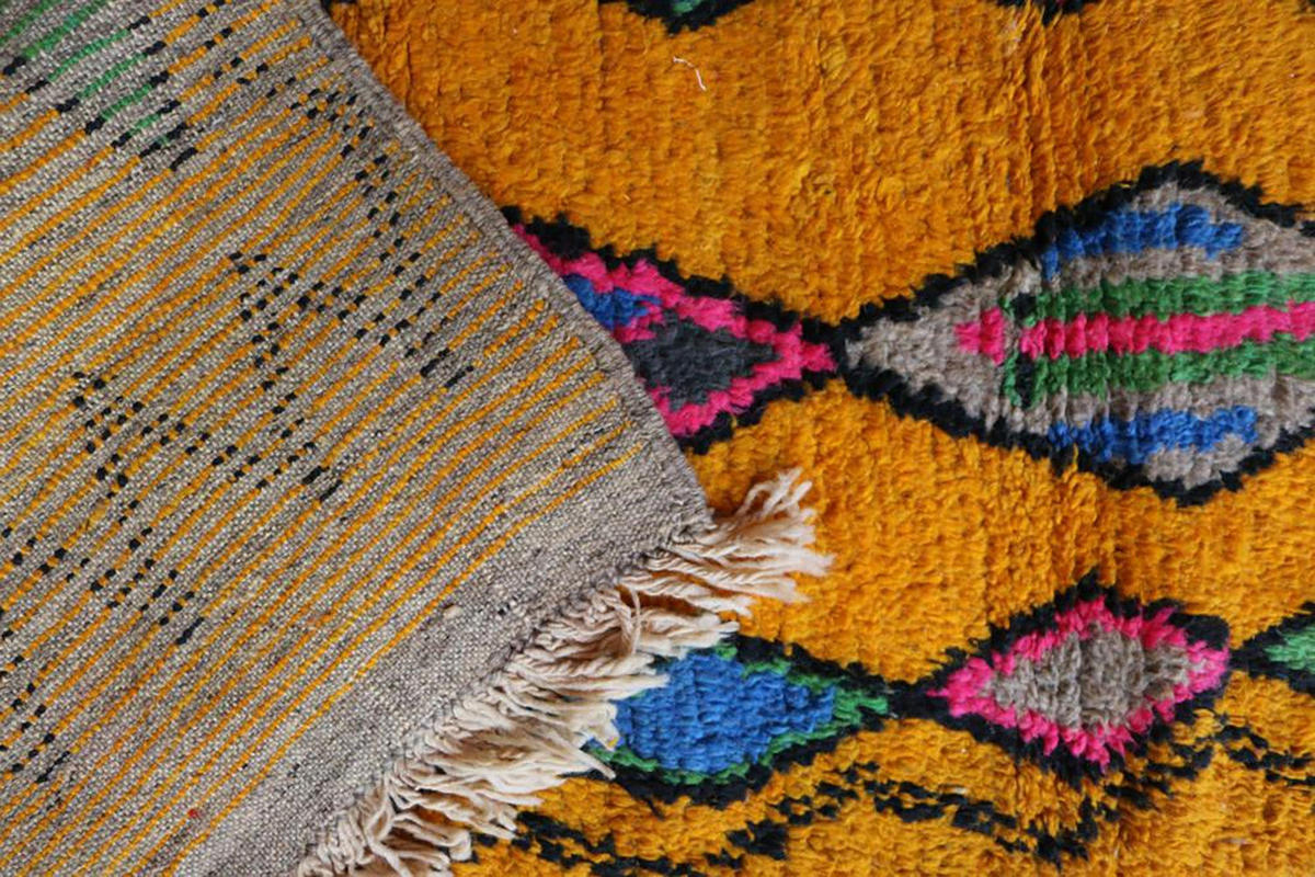 BERBERTEPPICH aus reiner Wolle 76x 339 cm - Multicolor, Naturmaterialien (76/339cm) - AFK Living