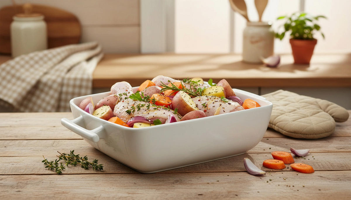 AUFLAUFFORM Yong Squito en - 19 x 19 x 6 cm / 1,4 Liter - Weiß - 2er-Pack - Weiß, Keramik (24/19/6cm)